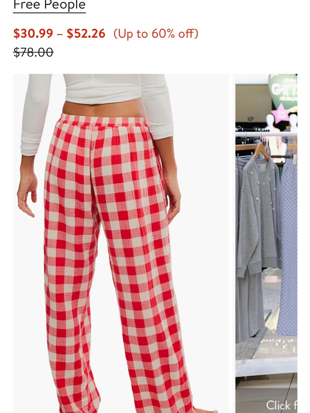 FREE PEOPLE BE MINE PANTS*NEW
